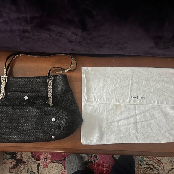 ERIC JAVITS SQUISHEE ISLA STRAW BAG - Picture 16 of 16